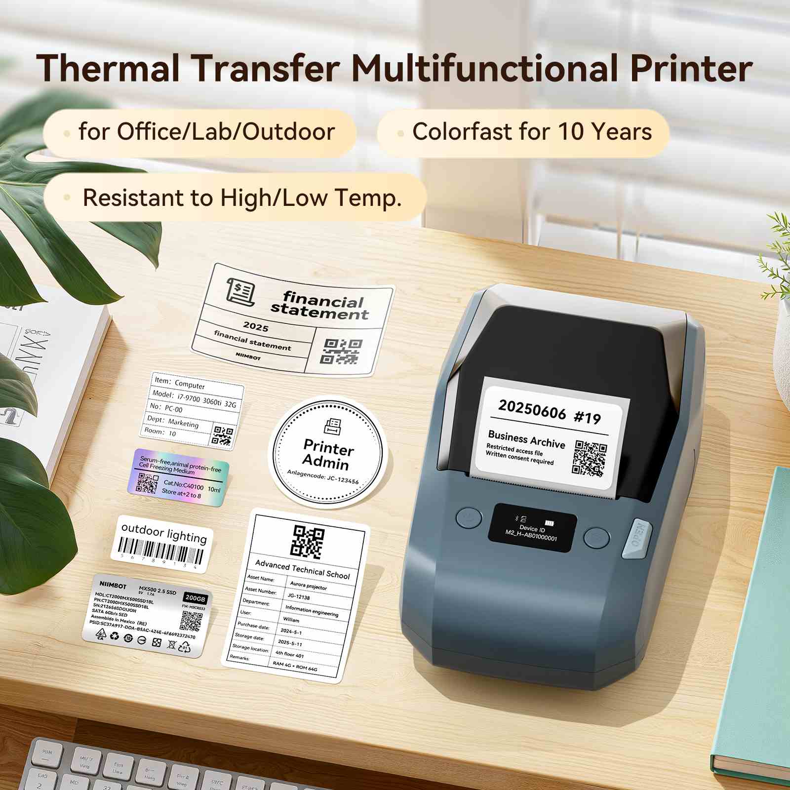 NIIMBOT M2 Thermal Transfer Label Maker Review: Is Their Best-Seller Worth It?
